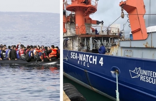 Igreja protestante alemã sai ao mar para resgatar imigrantes no Mediterrâneo