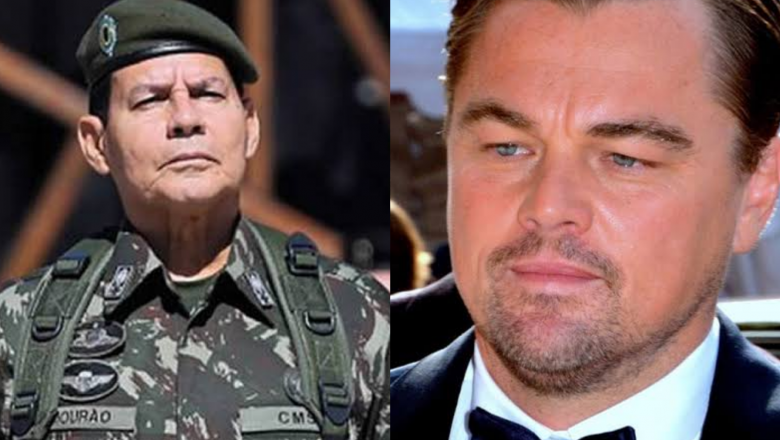 Leonardo DiCaprio critica Bolsonaro, e leva resposta contundente de Mourão