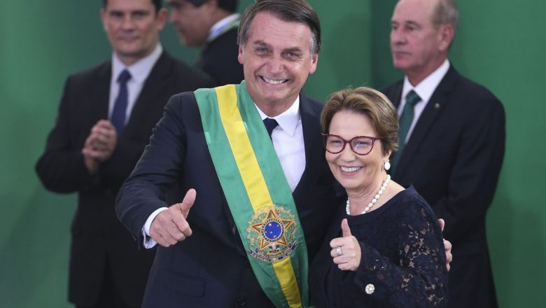 Ministra de Bolsonaro, Tereza Cristina questiona jornal O Globo: “Essa conversa nunca aconteceu”