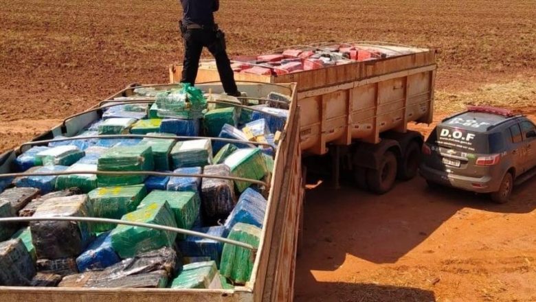 RECORDE: Polícia apreende 33 toneladas de maconha; apreensão é a maior já feita no Brasil