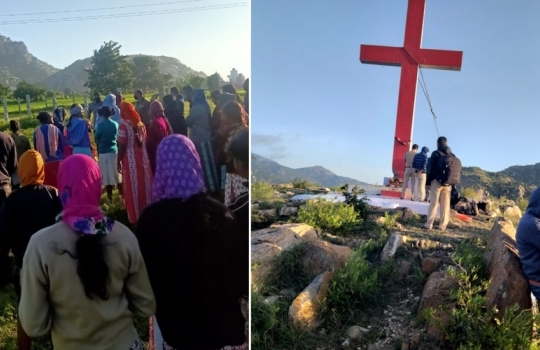 Cristãos protestam contra remoção de 15 cruzes na Índia