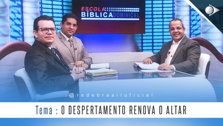 PROGRAMA ESCOLA BÍBLICA DOMINICAL  | LIÇÃO 03 – 3º TRIMESTRE 2020 | REDE BRASIL