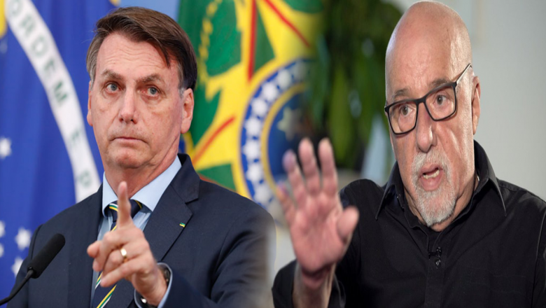 Sem fazer uma citação direta, Bolsonaro chama Paulo Coelho de idiota