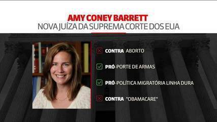 Trump indica Amy Coney Barrett para vaga na Suprema Corte dos EUA no lugar de Ruth Bader Ginsburg – G1
