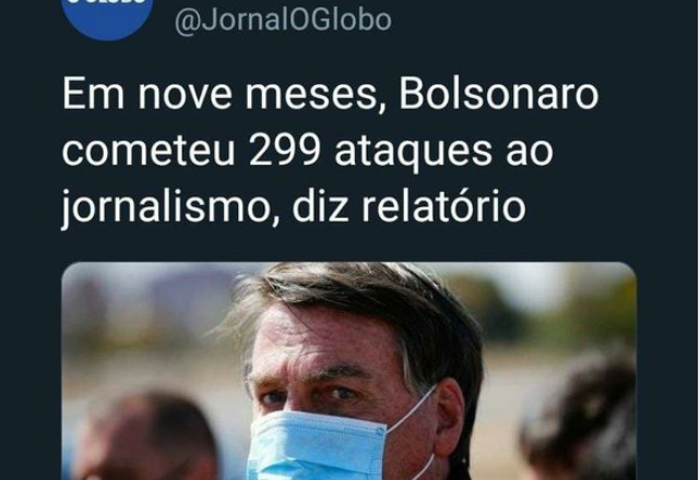 Bolsonaro dá resposta irônica à reportagem: “Perderam a boquinha”!