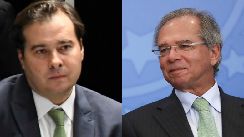 Presidente da Câmara, Rodrigo Maia pede desculpas a Paulo Guedes: “Fui indelicado e grosseiro”