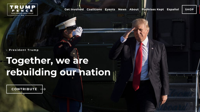 Site da campanha de Trump sofre ataque de hackers