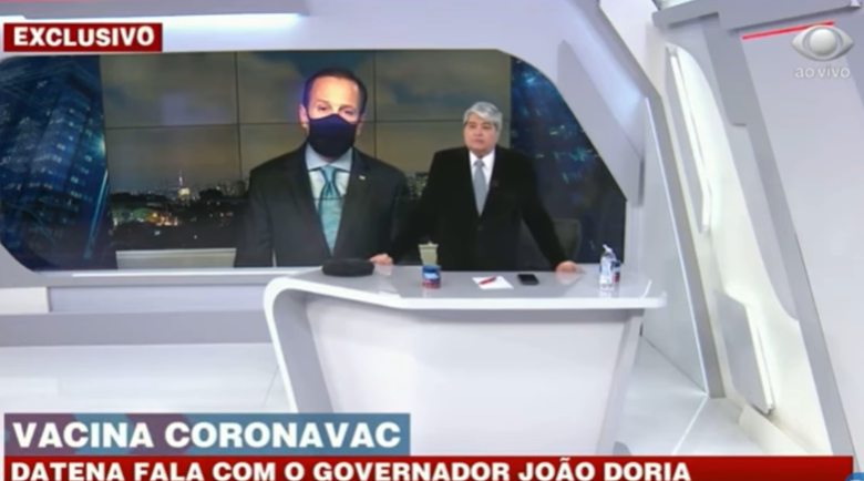 Vídeo: Datena entrevista João Doria, eles ‘discutem’ e o apresentador avalia: “Essa foi a pior que já fiz”.
