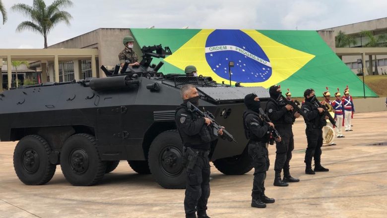 VÍDEO: Presídio Federal do DF é o 1º do Brasil que recebe reforço de carros blindados