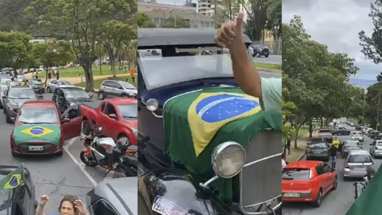 Cidadãos fazem carreata impactante em apoio a Bolsonaro, contra censura e por voto impresso