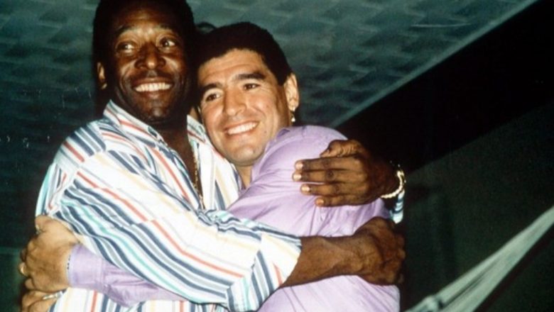 De Pelé para Maradona: ‘Um dia vamos bater uma bola juntos lá no céu’