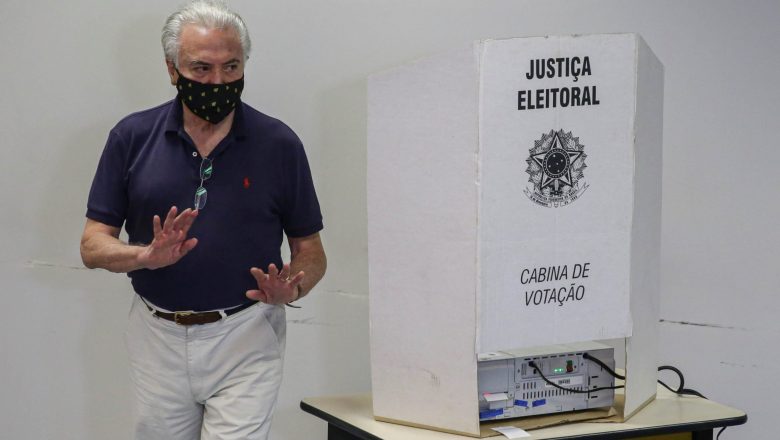 Temer vota em Covas e aposta na reeleição do tucano