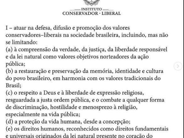 Eduardo Bolsonaro participa do lançamento do Instituto Liberal-Conservador