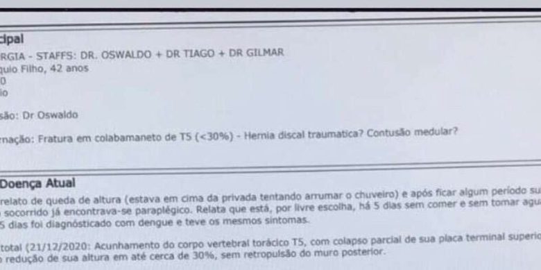 Preso por decisão de Moraes, jornalista bolsonarista pode ter ficado paraplégico em “acidente na prisão”
