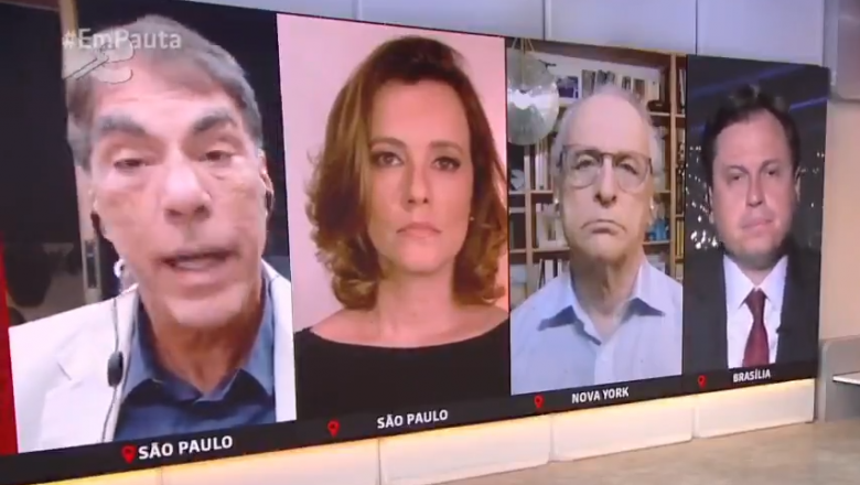 Ao vivo, jornalistas da GloboNews trocam farpas por causa da pandemia