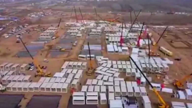 China constrói “campo de quarentena gigante” de Covid-19 para 4 mil pessoas