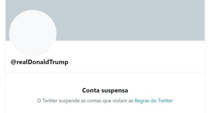 URGENTE: Twitter suspende perfil de Donald Trump permanentemente