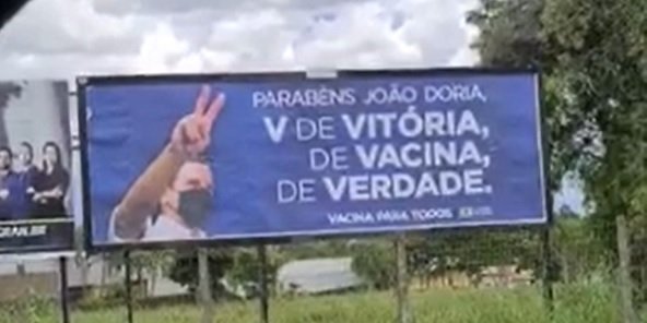YouTube censura vídeo sobre ‘outdoor’ de Doria em Campo Grande