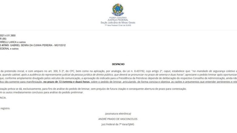 General indicado por Bolsonaro para presidência da Petrobras é ‘escolha legítima’, diz AGU