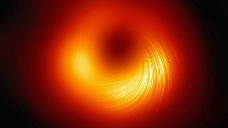 Astrônomos capturam a primeira imagem nítida de campo magnético em buraco negro