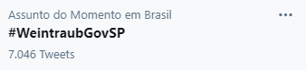 Campanha por Weintraub governador de São Paulo viraliza nas redes sociais: #WeintraubGovSP