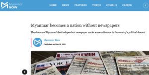 Liberdade de imprensa em Mianmar: militares bloqueiam internet e suspendem jornais