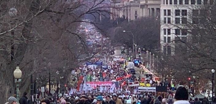 100 mil pessoas marcharam contra o aborto