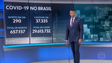 Brasil registra mais 290 mortes por Covid; média móvel continua abaixo de 400 – Globo.com