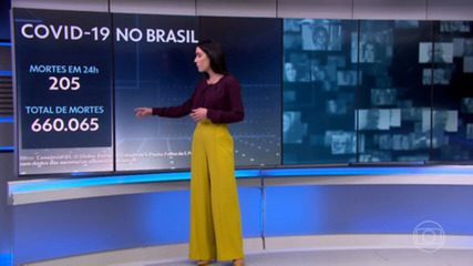 Brasil ultrapassa 660 mil mortes por Covid; média móvel cai para 206 vítimas por dia – Globo.com