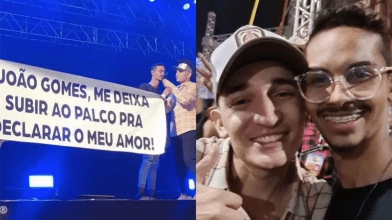 Em show de João Gomes, jovem cristão evangeliza multidão